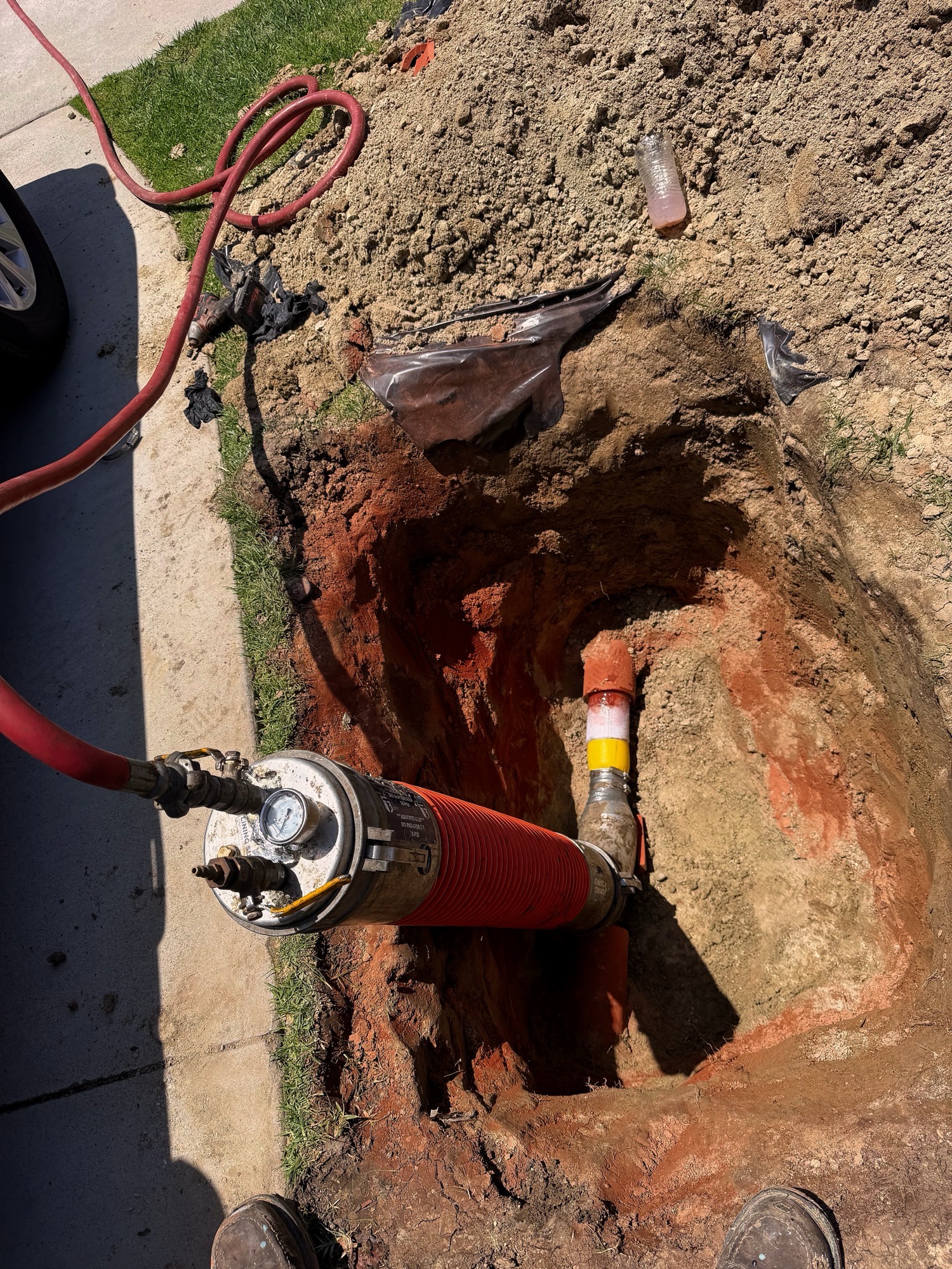 Pipe lining preparation before installation